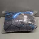 JQinHome Twin Gamer Comforter Set for Boys,6 Piece Bed in A Bag 3D Video Game Bedding -All Season Soft Microfiber Down Alternative Comforter Gamer Bedding Sets for Kids (Grey Blue)