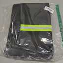 Fireproof Document Bag with Lock, Non-Itchy Silicone Coated Fire Resistant Money Bag for Cash, Waterproof Safe Storage Pouch Organizer for A4 Legal Documents, Passport, Jewelry & Tablet (13.3*0.98*9.2 Inch, Black)