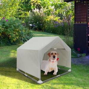 Dog Shade Shelter Outdoor Medium Tent Dog House for Large Dogs, Outdoor Dog Tent, Outside Sun Rain Canopy Pet House for Cats, Rabbits and Other Pets