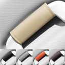 Cars Grab Handle Cover,Door HandleCovers for Car Inside Door HandleProtector Car Grab HandleCover, Leather Anti-Scratch Cover for Auto Inner Front Rear Doors Pull Handle,Soft Cars Grip Gloves (2 PCS, Beige)