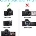 XANAD Travel Case for Sony ZV-1F / ZV-1 / ZV-1 II Digital Camera with Vlogger Accessory Kit Tripod (GP-VPT2 BT) and Microphone,Mesh Pocket for USB Battery Charger(Grey)