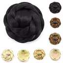 Synthentic Hair Bun Donut Braided Hair Chignon Hairpieces Accessories Large Size for Women