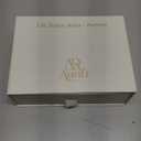 Ceramic 6in1 Gua Sha Tool for Face & Body, Jawline Sculpting, Double Chin Reduction, Lymphatic Drainage, Trigger Point Manual Massage Tool, Self-Care Gift Box for Women, White