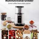SHARDOR One Touch Coffee Grinder Electric, Spice, Herb, For Coffee Bean Spices and Seeds with 1 Removable Stainless Steel Bowl, Dry Grinder, Silver