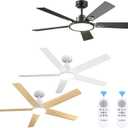 addlon 52 Black Ceiling Fan and 2 Pack 52" Ceiling Fans with Lights Bundle