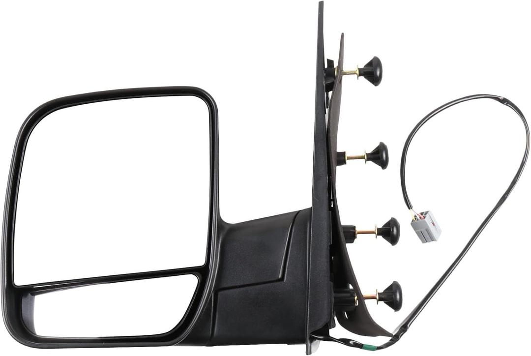 ECCPP Driver Side Mirrors, Left Rear View Mirrors fit 2003-2013 For Ford E-150 E-250 2004-2013 For Ford E-350 E-450 Super Duty E-450 Power Heated Manual Folding, 38.5 cm x 42 cm x 17.5 cm