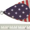 Aloha Earrings American Flag Clip Earrings-USA Flag Clip Earrings-Star Clip Earrings-Fourth 4th of July Clip Earrings