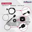 Forwinparts Power Sliding Door Cable with Pulley Wheel Left or Right Door for Honda Odyssey 2011 2012 2013 2014 2015 2016 2017 72546-TK8-A01 without Motor 72546TK8A01