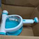 Ingenuity My Bath Seat for Sit-Up Baby Bathing, Sure & Secure Suction Cups, ASTM Safety Tested & Approved, Backrest for Assisted Sitting, Easy Setup & Storage, Aqua