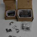 Sanwa Rear Ceramic Brake Pads W/Hardware Kit Compatible with Impala Monte Carlo Regal Rendezvous Park Avenue Pontiac Grand Prix Bonneville DeVille Eldorado Saturn SC SL SW1 1991-2010 [698]