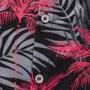 KYKU Hawaiian Shirt for Men: Tropical Summer Beach Short Sleeve Button Down Shirt with Pocket (S)