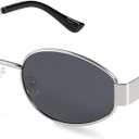 livho 2025 Trendy Oval Sunglasses - Stylish Polarized Shades for Everyday - Retro Metal Frames