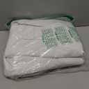 Joydeco White Blackout Curtains 96 Inches Long - Linen 100% Blackout Curtain 2 Panel Set, Rod Pocket & Back Tabs Thermal Insulated Window Drapes for Bedroom Living Room (Pure White,52" Wx96 L)