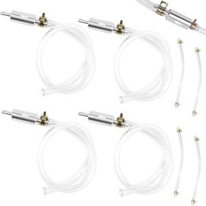 2-Pack Brake Bleeder Hose, Universal One-Way Valve Brake Bleeder Hose Kit 6MM Air-Free Hydraulic Fluid Bleeding Tool for Hydraulic System Bleeding for Car Motorcyle Clutch