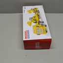 3-in-1 Excavator Bulldozer Engineering Semi-Truck Toy Set for Boy Gift Age 3 4 5 6 7 Large Transport Vehicle Road Trailer Truck Loader Kids Play Inertia Construction Toy Toddlers Digger Sound Light (Yellow Heavy-duty Construction Truck)