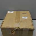 Maxdot Blue and White Bowl 10 x 5 Inch Large Hand Painted Stoneware Decorative Vase Bowl with Floral Chinoiserie Ceramic Design for Kitchen Centerpiece Creative Home Decor