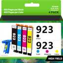 923 Ink Cartridges Combo Pack 4 Pack Replacement for HP 923 Ink Cartridges for HP Printers Compatible with HP OfficeJet Pro 8130e OfficeJet Pro 8135e 8138e 8122e 8139e 8120e Ink,Without Chip