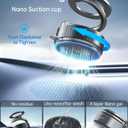 Phone Holders for Your car, Compatible with MagSafe360 Nano Gel Vacuum Magnetic Phone Holderfor iPhone 17 16 Pro Max 15 14 13 12 Plus & Androidfor Your Car/Gym/Mirror/Smooth Surface