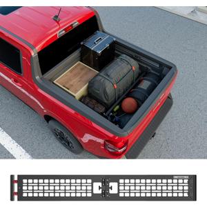 SZYANG Truck Bed Divider Compatible with 2022-2026 Ford Maverick | Cargo Manager Molle Panel Truck Bed Organizer Replacement for 2022-2026 Ford Maverick Accessories