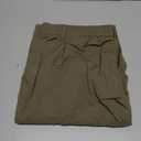 Runcati Mens Casual Pants Elastic Waist Cotton Linen Pants Pleated Loose Fit Lightweight Beach Yoga Trousers, L