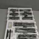 Hausware Set of 9 Flameless Candles Battery Operated LED Real Wax Flickering Electric Candles with Remote Control Timer for Wedding Birthday Halloween Christmas Decorations (Black Color)