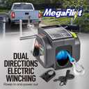 Trailer Winch,Reversible Electric Winch, for Boats up to 6000 lbs.12V DC,Power-in, Power-Out, and Freewheel Operations,30% Higher winching Power Than Regular 6000 lbs Winch (5000lbs Marine)