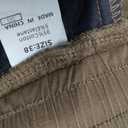 JMIERR Mens Casual Cotton Twill Cargo Shorts Drawstring Classic Chino Stretch Short with 6 Pockets (Brown, 38)