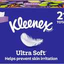 Kleenex Ultra Soft Facial Tissues, 18 Flat Boxes, 120 Tissues per Box, 3-Ply (2,160 Total)