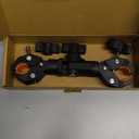 Double Clamp Mount Bracket Magic Arm with 1/4" Screw Interface, Double Super Camera Umbrella Clamp for Chair, Strollers, Photo Studio Light Stand, Motorcycle, Poles, Photography Reflector, Flag