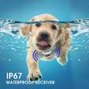 Plkm Wireless Dog Fence Pet Electric 2026 Newest Intelligent Containment System, Dog Out of Range Reminder Transmitter AI Smart Alarm, 360 Strong Signal Coverage, Display Receiver Battery Level