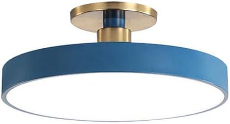 Modern Minimalist Round Metal Ceiling Lamp, LED Flush Mount Ceiling Light, Three-Tone Flat Panel Light, Surface Mount Ceiling Light Fixture, Indoor Energy-Saving Lamps, 40cm