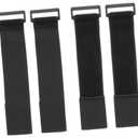 Pack of 6 Portable Multi Function Bundling Belt Wear Resistant Elastic Sticky Straps for Soccer Durable Hook and Loop Ties for Sports Gear and Luggage Organization (32.00X5.00X0.50CM)