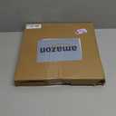 AKCISOT Atomic 12 Inch Wall Clock Analog Clocks for Indoor Kitchen, Battery Operated Clock for Bedroom Office Classroom Living Room (Black)