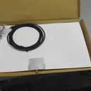 Mohu Leaf Supreme Pro Paper-Thin Indoor TV Antenna, Amplified, UHF VHF, 65-Mile Range, Multi-Directional w/12 ft. Cable, Signal Indicator