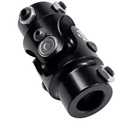 Steering Shaft Universal U Joint Automotive Replacement Universal Joints Coupler U-Joint Coupling (1, Black, 3/4"-36 Spline X 3/4" DD)