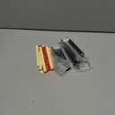 LEAPHZOT Edge Finger Pull,Concealed Kitchen Cabinet Handle,Top Mount Flat Cabinet Pulls for Cupboard Door Drawer 6814 (4, Matte Black, 4.72"/120MM Overall Length)