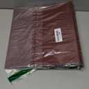 Vintage Hardback 3 Ring Binder 1.5 Inch, Professional Leather Binder 3 Ring, Three Ring Binders Fits 8.5 x 11, D Ring Binders for Photo Album, Home, School and Office Supplies- Dark Red