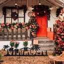 hogardeck Nativity Scene Outdoor, 48" 3 Pcs Metal Nativity Scene Decorative Garden Stakes for Outdoor Christmas Decorations, Holy Family Manger Scene Nativity Sets Yard Signs for Garden Lawn Patio