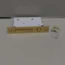 Pocket Door Edge Pull - Sliding Door Pull Handles Hardware,Pockets Hidden On The Side Pop-up Door Handles,Pull Ring is Larger and Easier to Use Gold 1 Pack