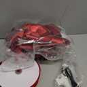 Daifunli 16 Pcs Christmas Cabinet Bows DIY Kitchen Velvet Cabinet Ribbons Bows for Kitchen Dining Door Home Holidays Decoration (Red,Glitter Velvet)