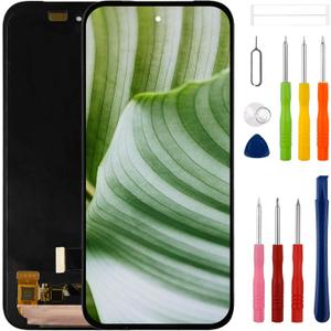 OLED LCD Display Compatible with Google Pixel 9 Pro Fold GGH2X GC15S 6.3" Touch Screen Digitizer Assembly Replacement with Upgraded Repair Tools Kit-Black