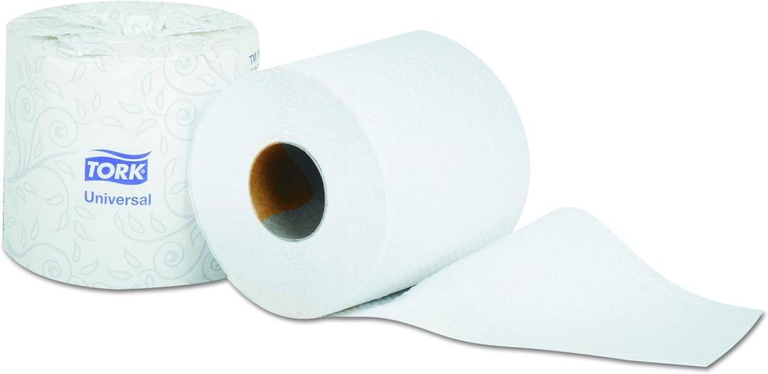 Tork TM1616S Universal Bath Tissue, 2-Ply, White, 4 x 3.75 Sheet, 500 Sheets per Roll (Case of 96 Rolls)