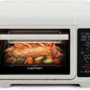 Chefman Air Fryer Toaster Oven Combo, Countertop Oven for Quick & Healthy Meals, Bake, Broil, Air Fry, Toast, and Bagel Functions, 450F Max Temp, 4 Slice Toaster Oven Air Fryer Combo  Ivory