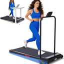 Portable Walking Pads Treadmill with Incline Handle Bar for Home