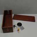 Cinati Large Cable Management Box, 15.8" Wooden Cable Organizer for Floor Wires Storage, Wall Mount Cord Hider Box for Electrical Cord Management, Power Strip Wire Organization for Desktop Home Office (Walnut)