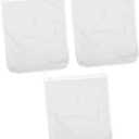 IMIKEYA 3pcs Laundry Mesh Bag Laundry Supplies Bra Mesh Wash Bags Fine Mesh Laundry Sorter Laundry Bags for Delicates Home Laundry Bag Dirty Polyester With Zipper White Hook up Travel