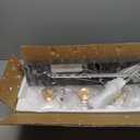 Siittoo Modern Chandeliers for Dining Room, 40in Dimmable LED Pendant Lights Kitchen Island with Remote Control, Adjustable Height Kitchen Island Lighting Fixture with Spotlights(34W, 6-Light)