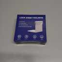 Upgrade Flat Bed Sheet Holders for Corners, 4Pcs Fitted Sheet Holders with Anti-Slip Base, Lock Sheet Grippers Keep Sheets Firm & Tight, Secure All Mattress Edges, No Loose Sheets, Easy to Install