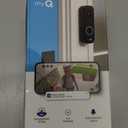 Chamberlain myQ Video Doorbell | 2K Camera, Battery/Wired, Color Night Vision, Live with 2-Way Talk, Motion Detection & Real-Time Alerts, 150 Deg Wide View, Black