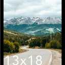 13x18 Picture Frame Black for Wall Hanging, Wood 13 x 18 Frame Photo Frame for Wall Horizontally or Vertically, Black, 1 Pack